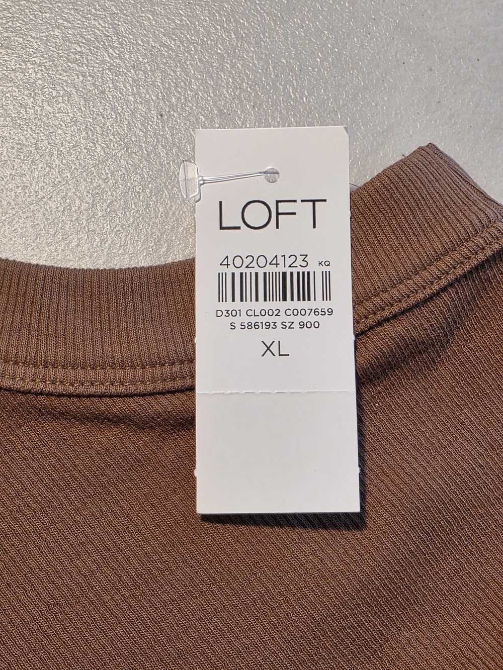 LOFT Sleeveless Ribbed Tank in Rust - Picture 2 of 2